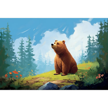Cute Bear Canvas